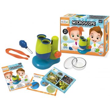 Set Mini stiinta Buki Sciences -  Microscop cu accesorii