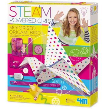 Set Origami 4M Steam Powered Girls - Pasăre cu motor