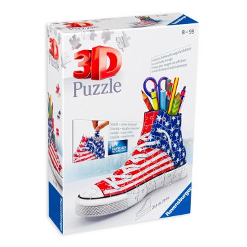 3D Puzzle Ravensburger din 108 de piese - Suport creioane in stil american