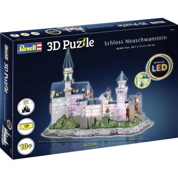 3D Puzzle Revell - Castelul Neuschwanstein cu iluminare LED