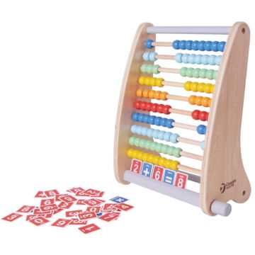 Abac din lemn Classic World - Abac multicolor din lemn