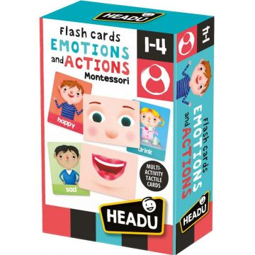Cartonase educative Headu Montessori - Emotii si actiuni