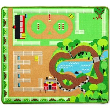 Covoras de joaca pentru copii Melissa & Doug - In jurul fermei
