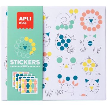 Joc cu stickere Apli - Animale