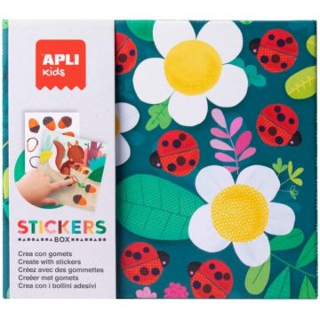 Joc cu stickere Apli - Buburuza