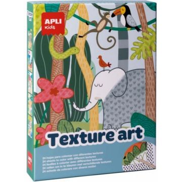 Joc de colorat cu diferite texturi Apli