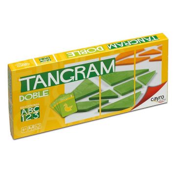 Joc de logică pentru copii Cayro - Tangram, dublu