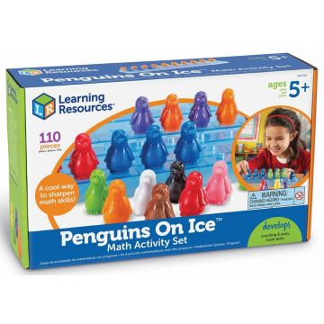 Joc de logică pentru copii Learning Resources - Pinguini pe gheata