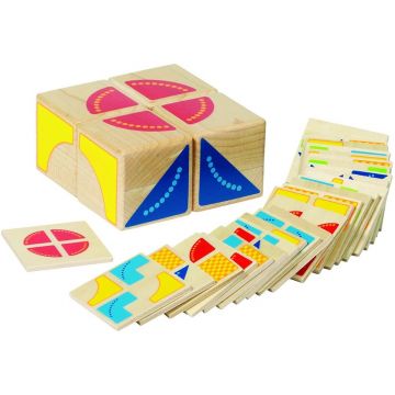 Joc educativ-puzzle pentru copii Goki - Cube