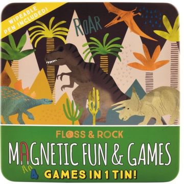 Jocuri magnetice pentru copii Floss and Rock - Dinozauri