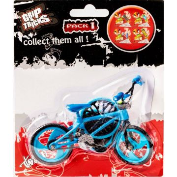 Jucarie pentru degete Grip&Trick - Finger BMX Stunt, albastra