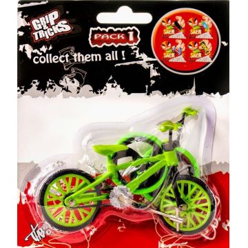 Jucarie pentru degete Grip&Trick - Finger BMX Stunt, verde