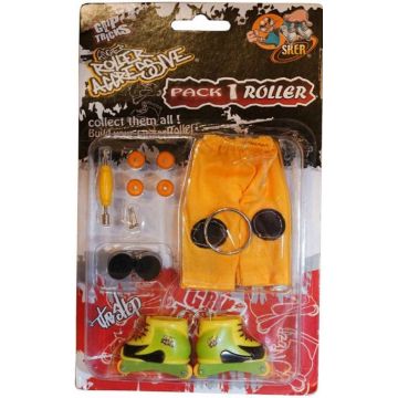 Jucarie pentru degete Grip&Trick -  Role, galbene
