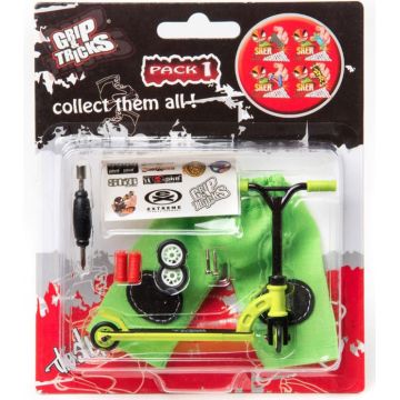 Jucarie pentru degete  Grip&Trick - Trotineta, verde