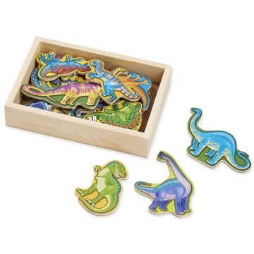Magneti din lemn Melissa & Doug - Dinozauri
