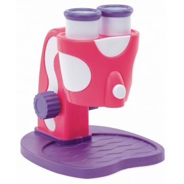 Microscop pentru copii Learning Resources - Geosafari, roz-lila