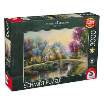 Puzze Schmidt din 3000 de piese - Thomas Kinkade Lamplight Manor