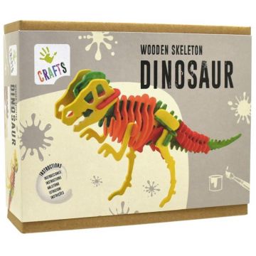 Puzzle 3D din lemn Andreu toys - Schelet de dinozaur