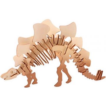 Puzzle 3D din lemn Johntoy - Dinozauri, vid 4