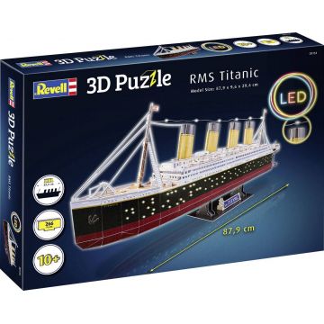 Puzzle 3D Revell - Titanic cu luminare LED