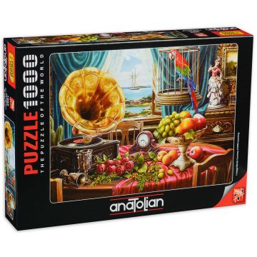 Puzzle Anatolian din 1000 de piese - Gramofon, Marty H. Segelbaum