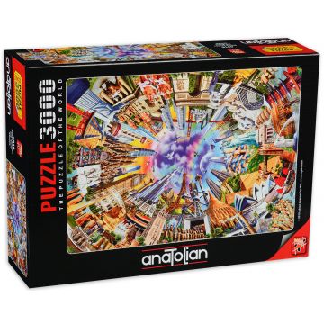 Puzzle Anatolian din 3000 de piese - Monumentele lumii