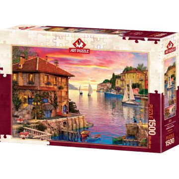 Puzzle Art Puzzle din 1500 de piese - The Mediterranean Harbour