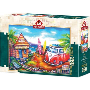 Puzzle Art Puzzle din 260 de piese - Surfing Camp