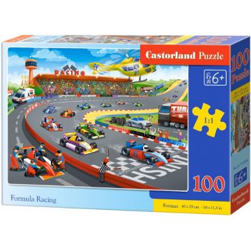 Puzzle Castorland din 100 de piese - Competitie Formula 1