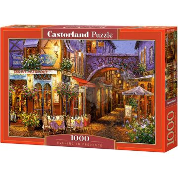 Puzzle Castorland din 1000 de piese - Seara in Provence, Viktor Shvaiko