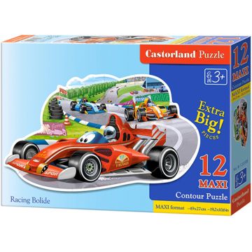 Puzzle Castorland din 12 XXL de piese - Bolid de curse