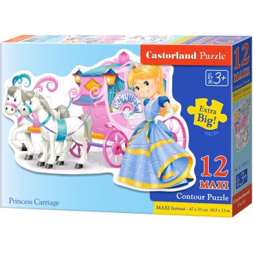 Puzzle Castorland din 12 XXL de piese - Trasura printesei