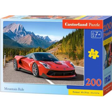 Puzzle Castorland din 200 de piese - Sa conduci la munte