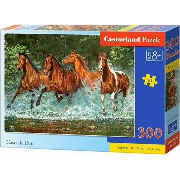 Puzzle Castorland din 300 de piese - Cai alergand