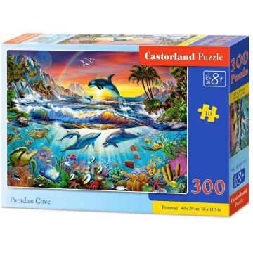 Puzzle Castorland din 300 de piese - Paradisul din apa
