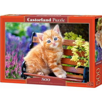 Puzzle Castorland din 500 de piese - Pisoi roscat