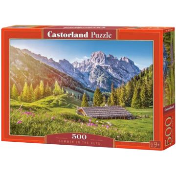 Puzzle Castorland din 500 de piese - Summer in the Alps