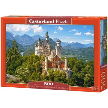 Puzzle Castorland din 500 de piese - View of the Neuschwanstein Castle, Germany