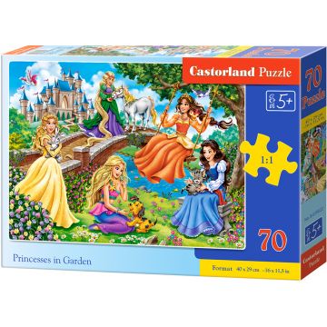 Puzzle Castorland din 70 de piese - Printese in gradina