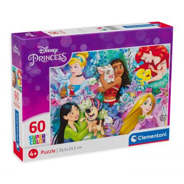 Puzzle Clementoni de 60 piese - Disney Princesses