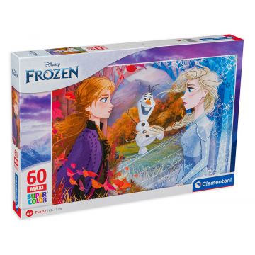 Puzzle Clementoni din 60 de maxi piese - Frozen 2, Forta surorilor