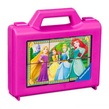 Puzzle cu cuburi Ravensburger din 6 de piese - Printese Disney