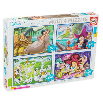 Puzzle Educa 4 in 1 - Disney Classic