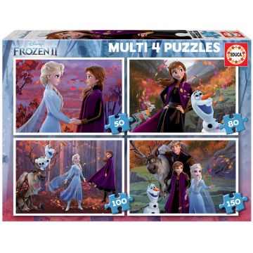 Puzzle Educa 4 in 1 - Frozen 2