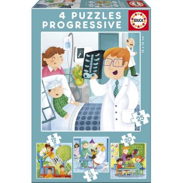Puzzle Educa 4 in 1 - I want to Be