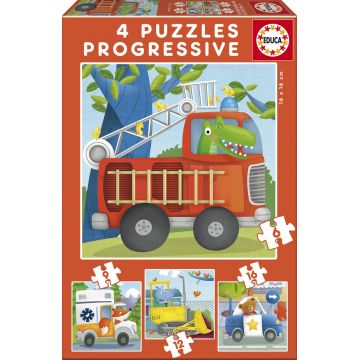 Puzzle Educa 4 in 1 - Rescue Patrol