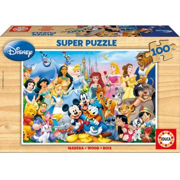 Puzzle Educa din 100 de piese - Wonderful World Of Disney