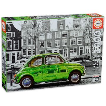 Puzzle Educa din 1000 de piese - Masina in Amsterdam