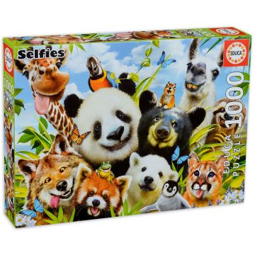 Puzzle Educa din 1000 de piese - Selfie cu lama