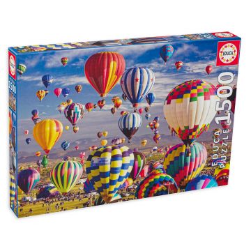 Puzzle Educa din 1500 de piese - Baloane cu aer cald